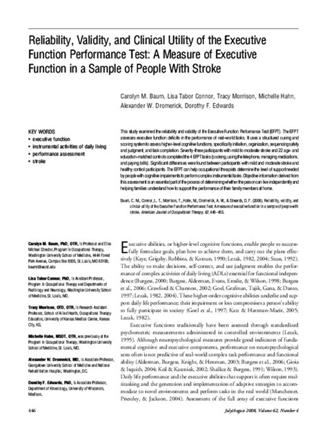efpt meaning|(PDF) Reliability, Validity, and Clinical Utility of the .